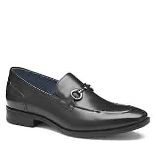 Amazon.com | Johnston & Murphy Gibbons Bit Black Full Grain
